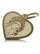 Colgante ★ Gold Mary medallón icono zlotychlopak.pl ★ Oro 585 333 precio bajo