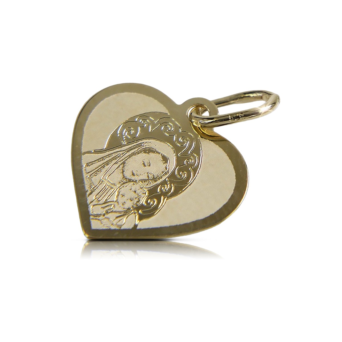 Gold Mary medallion icon pendant ★ zlotychlopak.pl ★ Gold 585 333 low price