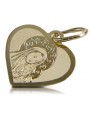 Gold Mary medallion icon pendant ★ zlotychlopak.pl ★ Gold 585 333 low price