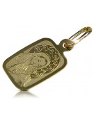 Colgante ★ Gold Mary medallón icono zlotychlopak.pl ★ Oro 585 333 precio bajo