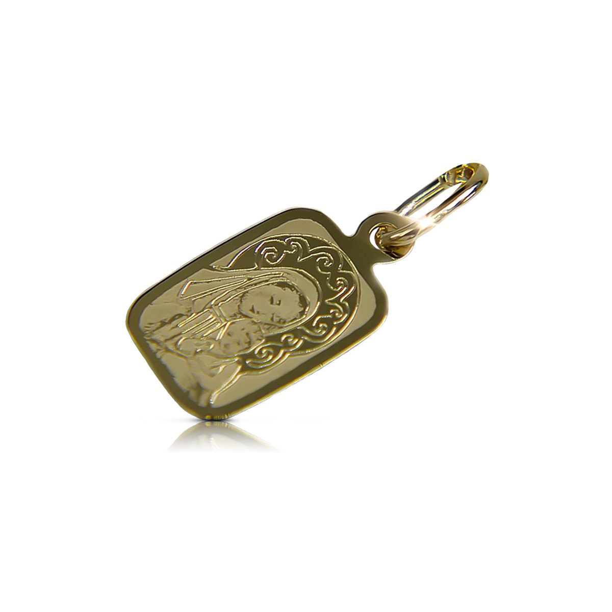 Gold Mary medallion icon pendant ★ zlotychlopak.pl ★ Gold 585 333 low price