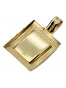 Colgante ★ Gold Mary medallón icono zlotychlopak.pl ★ Oro 585 333 precio bajo