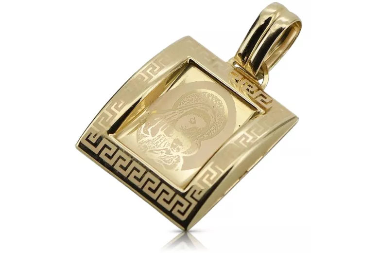 Pendentif ★ médaille d’or médaillon icône zlotychlopak.pl ★ or 585 333 petit prix