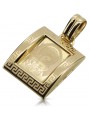 Gold Mary medallion icon pendant ★ zlotychlopak.pl ★ Gold 585 333 low price