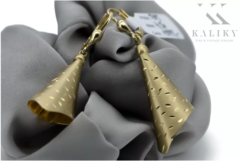 Gold earrings ★ zlotychlopak.pl ★ Gold sample 585 333 Low price!