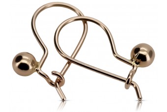 Pendientes de oro zlotychlopak.pl Muestra de ★ oro 585 333 ¡★ Precio bajo!