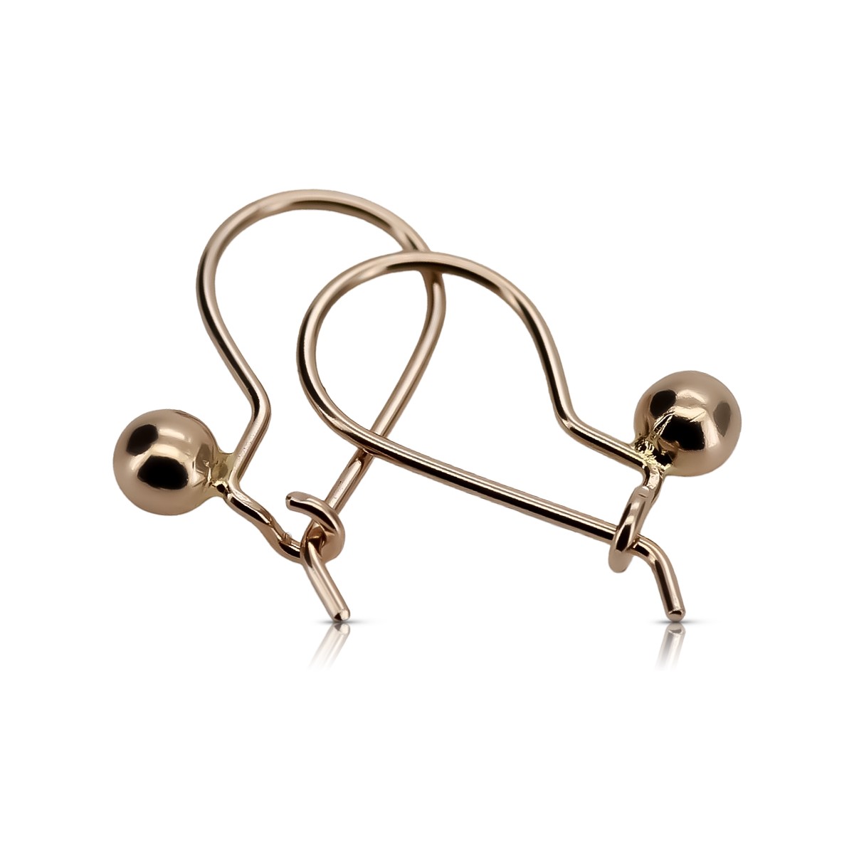 Boucles d’oreilles en or zlotychlopak.pl ★ Échantillon d’or ★ 585 333 Prix bas!