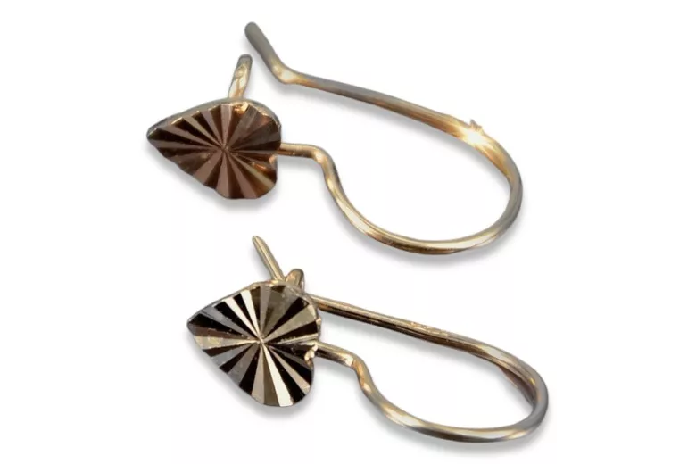 Gold earrings ★ zlotychlopak.pl ★ Gold sample 585 333 Low price!