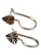 Boucles d’oreilles en or zlotychlopak.pl ★ Échantillon d’or ★ 585 333 Prix bas!