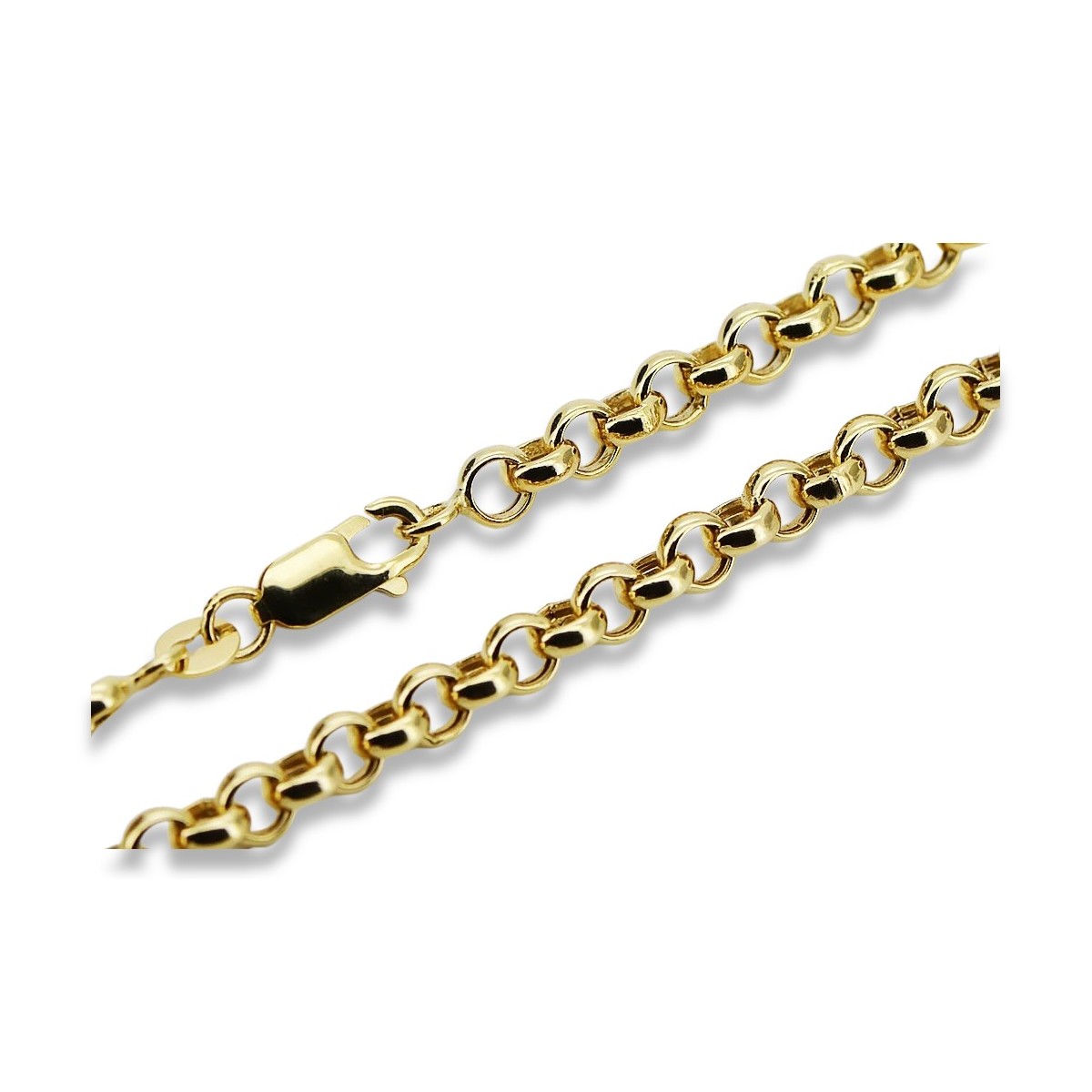 Yellow rose gold chain ★ russiangold.com ★ Gold 585 333 Low price