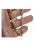 Yellow rose gold chain ★ russiangold.com ★ Gold 585 333 Low price