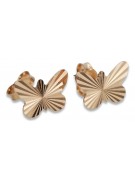 Boucles d’oreilles en or zlotychlopak.pl ★ Échantillon d’or ★ 585 333 Prix bas!