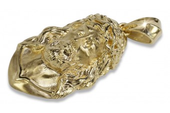 Jezus медальон икона висулка ★ zlotychlopak.pl ★ злато 585 333 ниска цена