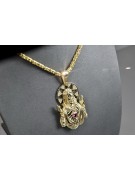 Pendentif icône médaillon Jezus zlotychlopak.pl ★ ★ or 585 333 prix bas