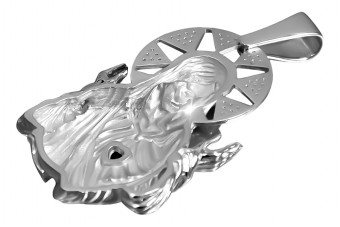 Jezus Medaillon Ikone Anhänger ★ zlotychlopak.pl ★ Gold 585 333 niedriger Preis