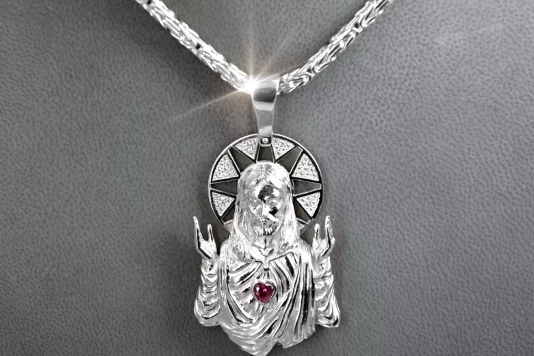 Jezus medallion icon pendant ★ zlotychlopak.pl ★ Gold 585 333 low price