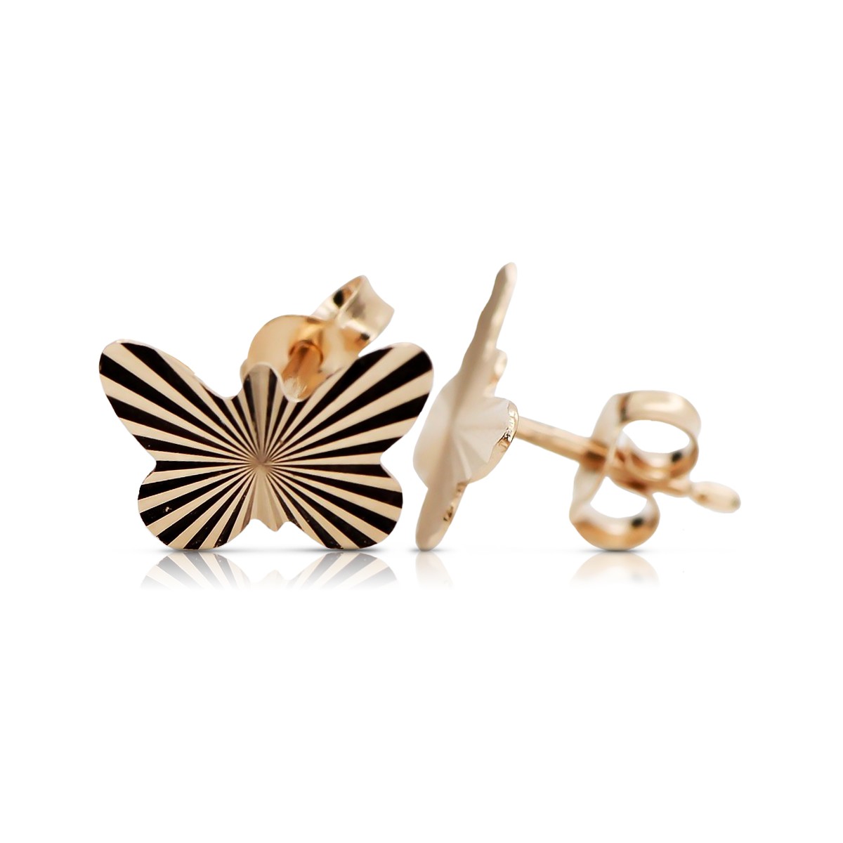 Boucles d’oreilles en or zlotychlopak.pl ★ Échantillon d’or ★ 585 333 Prix bas!