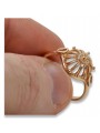 Russisch Sowjet rosa 14 Karat 585 gold Vintage Ring vrn179