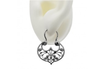 silver 925  Vintage earrings ven022s