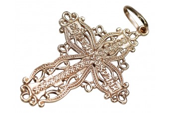 Cruz ★ ortodoxa de oro russiangold.com ★ Oro 585 333 Precio bajo