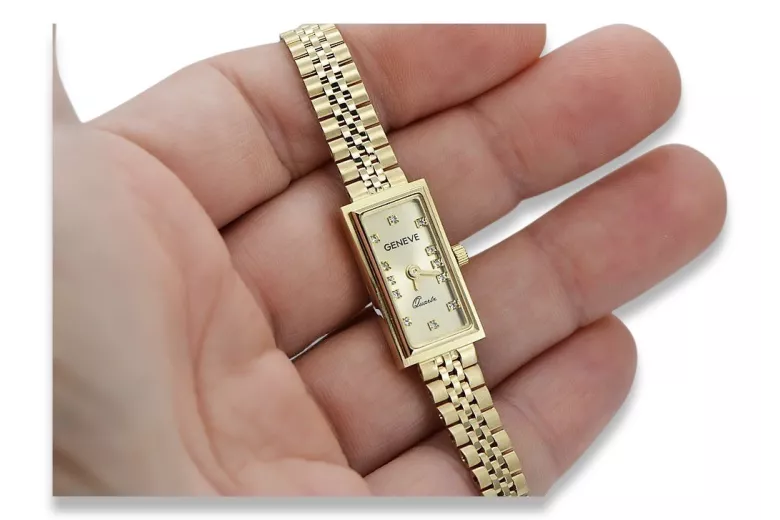 Reloj ★ de oro para damas zlotychlopak.pl Pureza de oro 585 333 ¡★ Precio bajo!