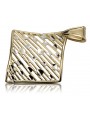 Pendentif ★ en or zlotychlopak.pl ★ Echantillon d’or 585 333 prix bas