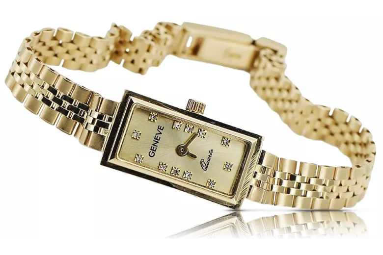 Montre ★ dame en or zlotychlopak.pl ★ Pureté d’or 585 333 Prix bas!