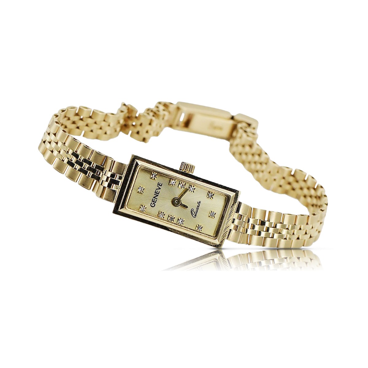 Gold ladies watch ★ zlotychlopak.pl ★ Gold purity 585 333 Low price!