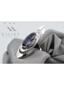 Bague russe en argent 925 avec Alexandrite vrc189s