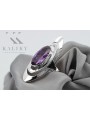 Anillo ruso de plata 925 con amatista vrc189s