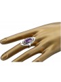 Russischer Silberring 925 mit Amethyst vrc189s