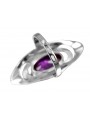 Russischer Silberring 925 mit Amethyst vrc189s