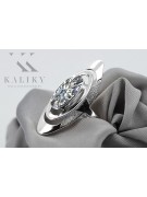 Russischer Ring aus 925er Silber mit Zirkonia vrc189s