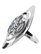 Bague russe en argent 925 avec zircon cubique vrc189s