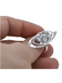 Anillo ruso de plata 925 con circonita vrc189s