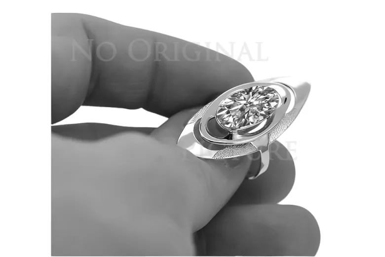 Anillo de plata ruso 925 Engaste vrc189s