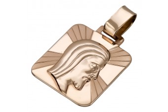 Підвіска ★ з іконою медальйону Jezus zlotychlopak.pl ★ Золото 585 333 низька ціна