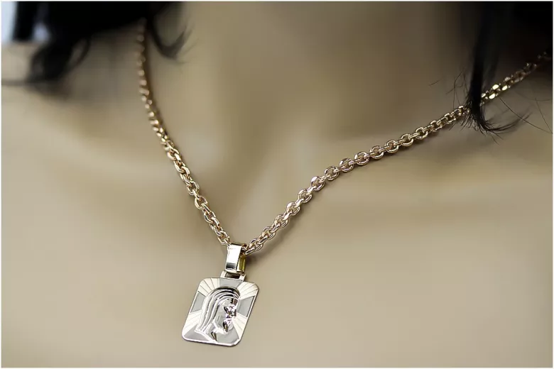 Pendentif icône médaillon Jezus zlotychlopak.pl ★ ★ or 585 333 prix bas