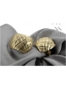 Pendientes de oro de 14k ★ https://zlotychlopak.pl/es/ ★ Oro fino 585 333 ¡Barato!