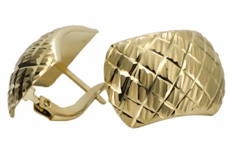 Cercei din aur de 14k ★ https://zlotychlopak.pl/ro/ ★ Aur fin 585 333 Ieftin!