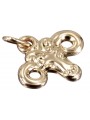 "Exclusive Aries Pendant in Authentic Vintage 14K Rose Gold, Without Stones" vzp008