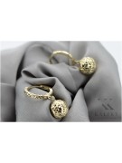 Boucles d'oreilles en or 14 carats ★ https://zlotychlopak.pl/fr/ ★ Or fin 585 333 Pas cher !