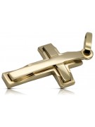 copie a crucii catolice de aur 14k 585 pandantiv ctc095y