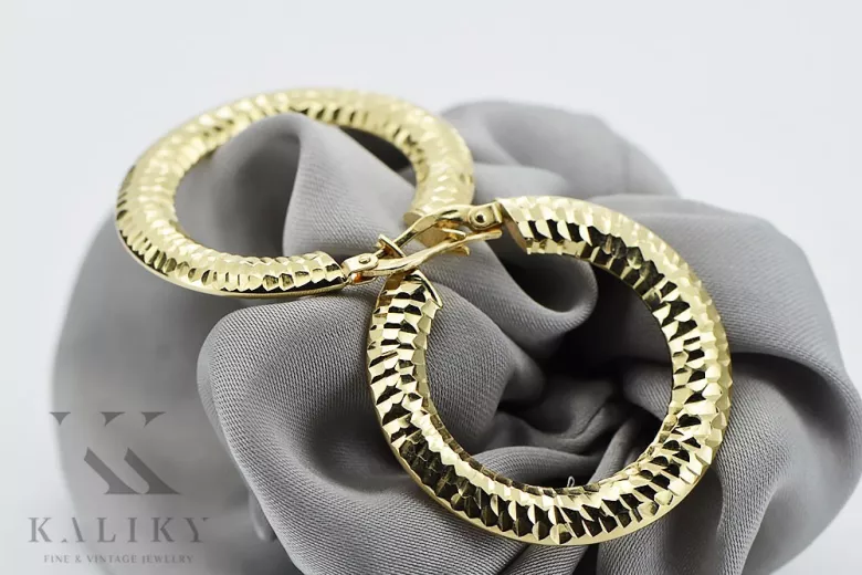 Pendientes de oro de 14k ★ https://zlotychlopak.pl/es/ ★ Oro fino 585 333 ¡Barato!