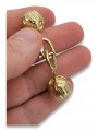 Pendientes de oro de 14k ★ https://zlotychlopak.pl/es/ ★ Oro fino 585 333 ¡Barato!