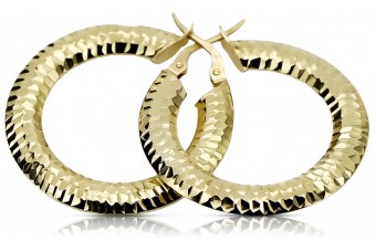 Gold earrings ★ zlotychlopak.pl ★ Gold sample 585 333 Low price!