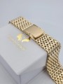 Bracelet de montre homme jaune 14k 585 or mbw013y