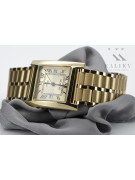 Reloj de oro 585 de 14 quilates para hombre con pulsera Geneve mw009y&mbw007y21cm