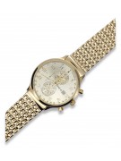 Montre en or 14 carats 585 avec bracelet Geneve mw005ydy&mbw013y