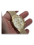 Yellow 14k 585 gold men's watch Geneve mw005ydy&mbw013yo